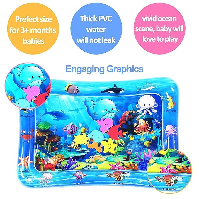 AquaAdventure Playmat™ - Interactive Water Play for Sensory Stimulation and Fun Tummy Time